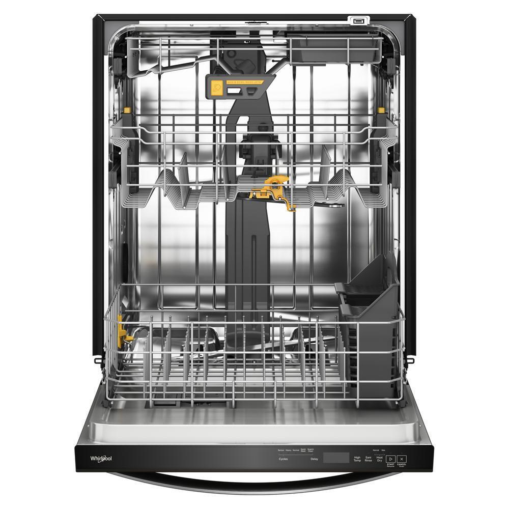 Whirlpool WDTS8024SV Whirlpool® 24-Inch Dishwasher With Total Coverage Wash Action And Auto Open Air Dry In Fingerprint Resistant Black Stainless