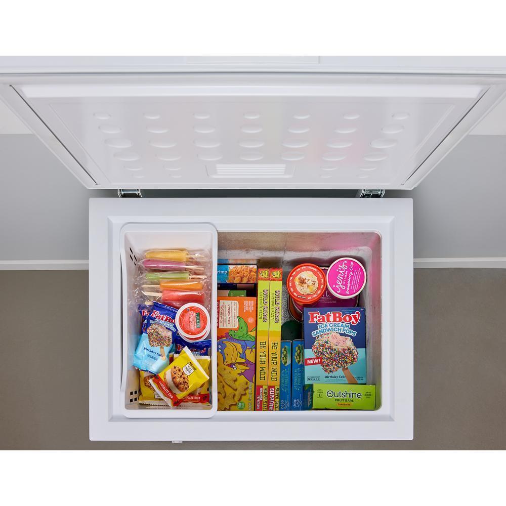 Whirlpool WZCN315TW Whirlpool® 5 Cu. Ft. Chest Freezer With 1 Storage Basket