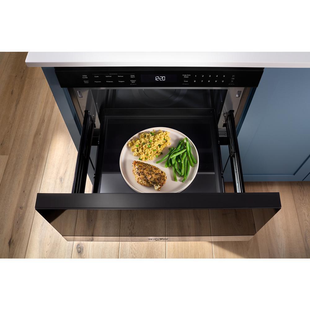 Whirlpool WMBD5024TS 24-Inch Built-In Microwave Drawer With Sensor Cooking
