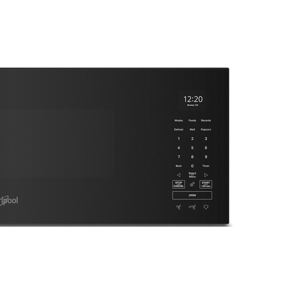 Whirlpool WMML5530RB 1.1 Cu. Ft. Smart Low Profile Microwave Hood Combination With 450 Crm 4-Speed Venting