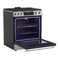 Sharp SSG3076SNS 30 In. 5 Burner 6.1 Cu. Ft. Slide-In Gas Range With True European Convection