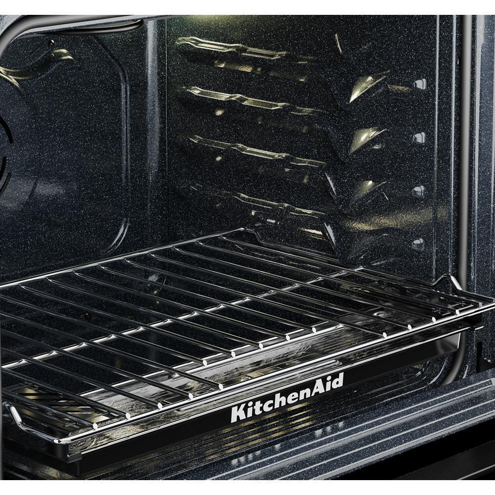 Kitchenaid KSES530SJP 5.3 Cu. Ft. Smart Slide-In Electric Range With Two Even-Heat&#8482; Hyper Elements And Convection Cooking Modes