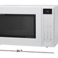 Sharp SMC1585KW Sharp 1.5 Cu. Ft. 900W White Convection Countertop Microwave Oven