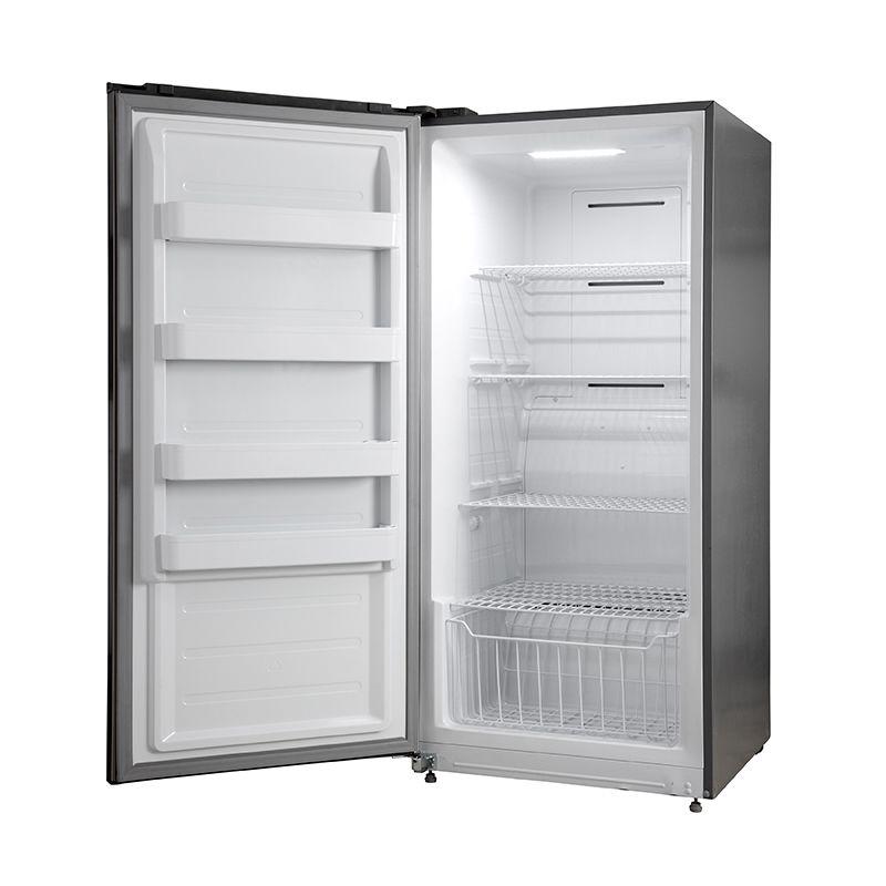 Forno FFFFD193332LS Forno Rizzuto 28" Left Hand Swing Open 13.8 Cu.Ft. Stainless Steel Dual Zone Refrigerator/Freezer