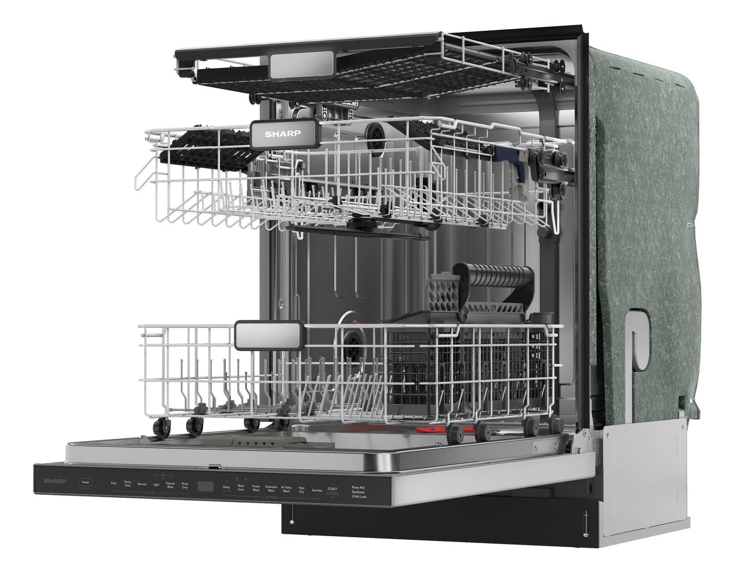 Sharp SDW6726MS Sharp 24 In. Stainless Steel 47Db Dishwasher