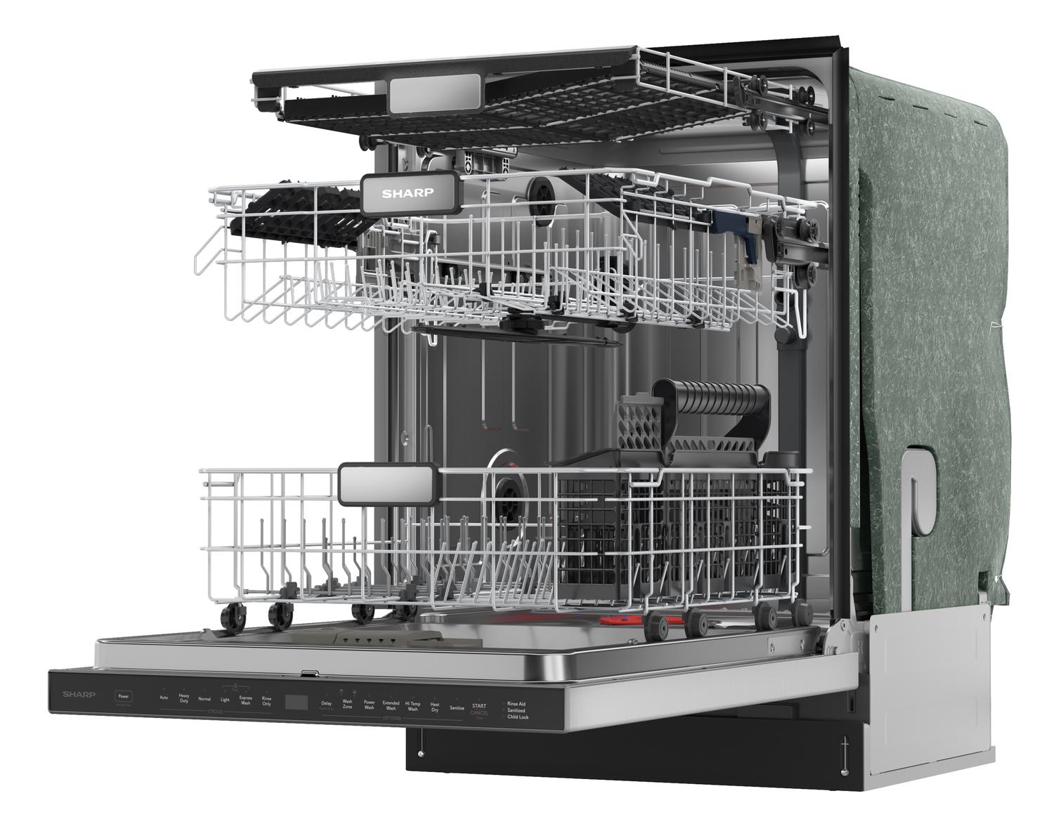 Sharp SDW6726MS Sharp 24 In. Stainless Steel 47Db Dishwasher