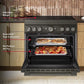 Kitchenaid KFIS936SBE 36-Inch 6-Element Induction Freestanding Commercial-Style Range With Air Fry