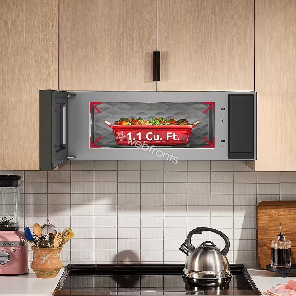 Kitchenaid KMML550RBE Smart Low Profile Microwave Hood Combination With Dual Fan Ventilation