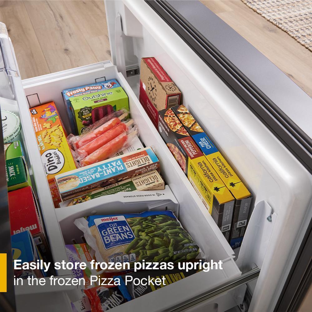 Whirlpool WRFC7036RV 36-Inch Wide True Counter Depth 3-Door French Door Refrigerator - 23.4 Cu. Ft.