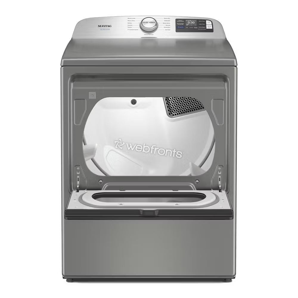Maytag MED6205RR 7.4 Cu. Ft. Top Load Electric Dryer With Extra Power And Advanced Moisture Sensing