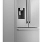 Sharp SJF2955MS 28.9 Cu.Ft. Standard Depth 36 In. French 3-Door Refrigerator With Water Dispenser In Stainless Steel
