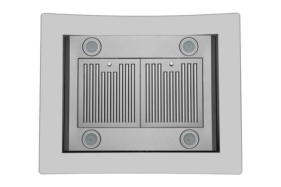 Hauslane IS200SS36 Hauslane Chef 30-In Convertible Stainless Steel Island Range Hood