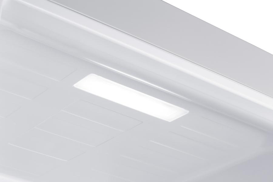 Summit FFBF124SS 24" Wide Bottom Mount Refrigerator-Freezer