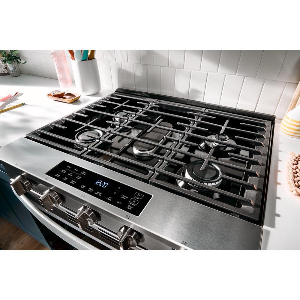 Whirlpool WSGS5030SZ 30-Inch Gas Smart Range With Air Cooking Technology