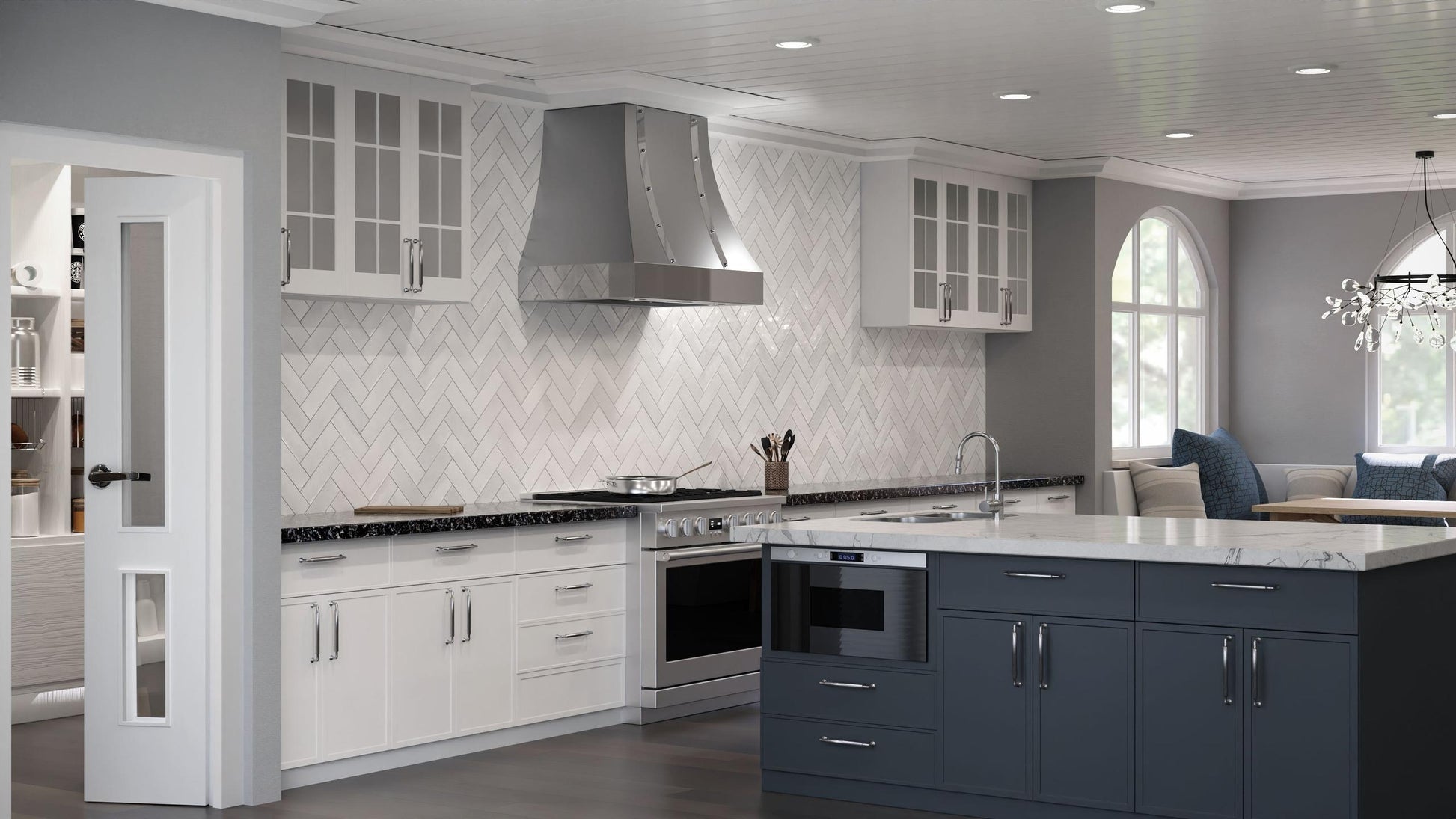 Elica EORX36S1 Oristano Wall Mount Range Hood 36" Wide - Nacfm