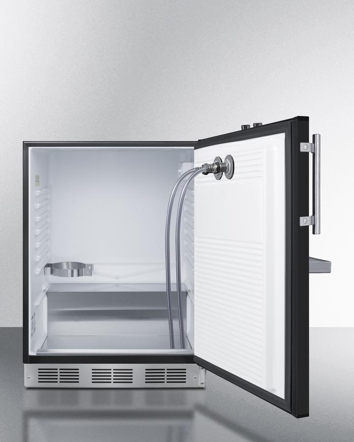 Summit SBC58BFRTPADA 24" Wide Front Tap Built-In Beer Kegerator, Ada-Compliant