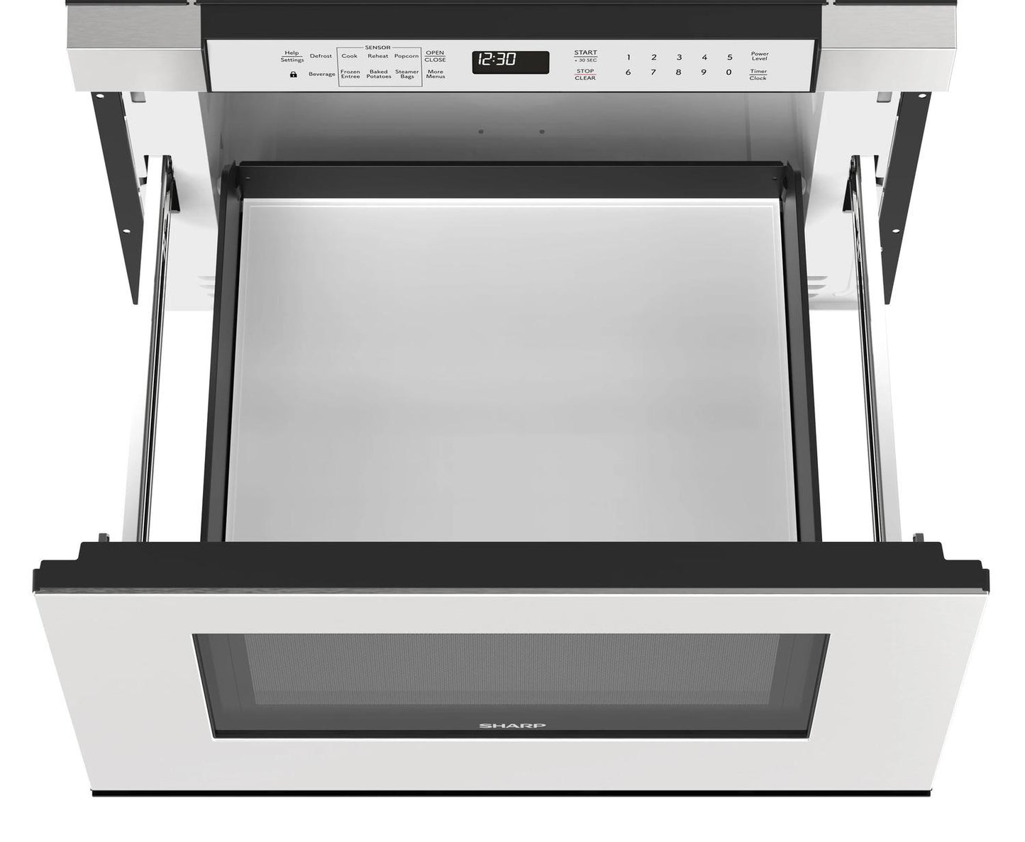 Sharp SMD2430MS Sharp 24 In. 1.2 Cu. Ft. Built-In Microwave Drawer™ Oven In Stainless Steel