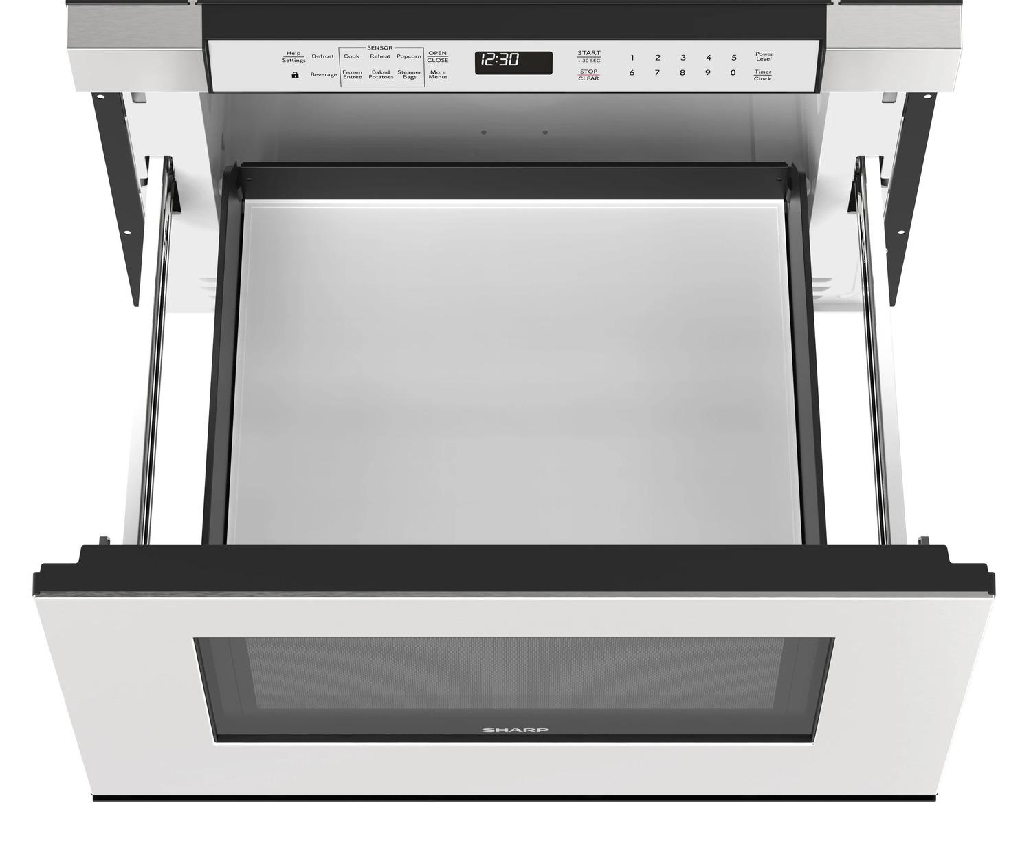 Sharp SMD2430MS Sharp 24 In. 1.2 Cu. Ft. Built-In Microwave Drawer™ Oven In Stainless Steel