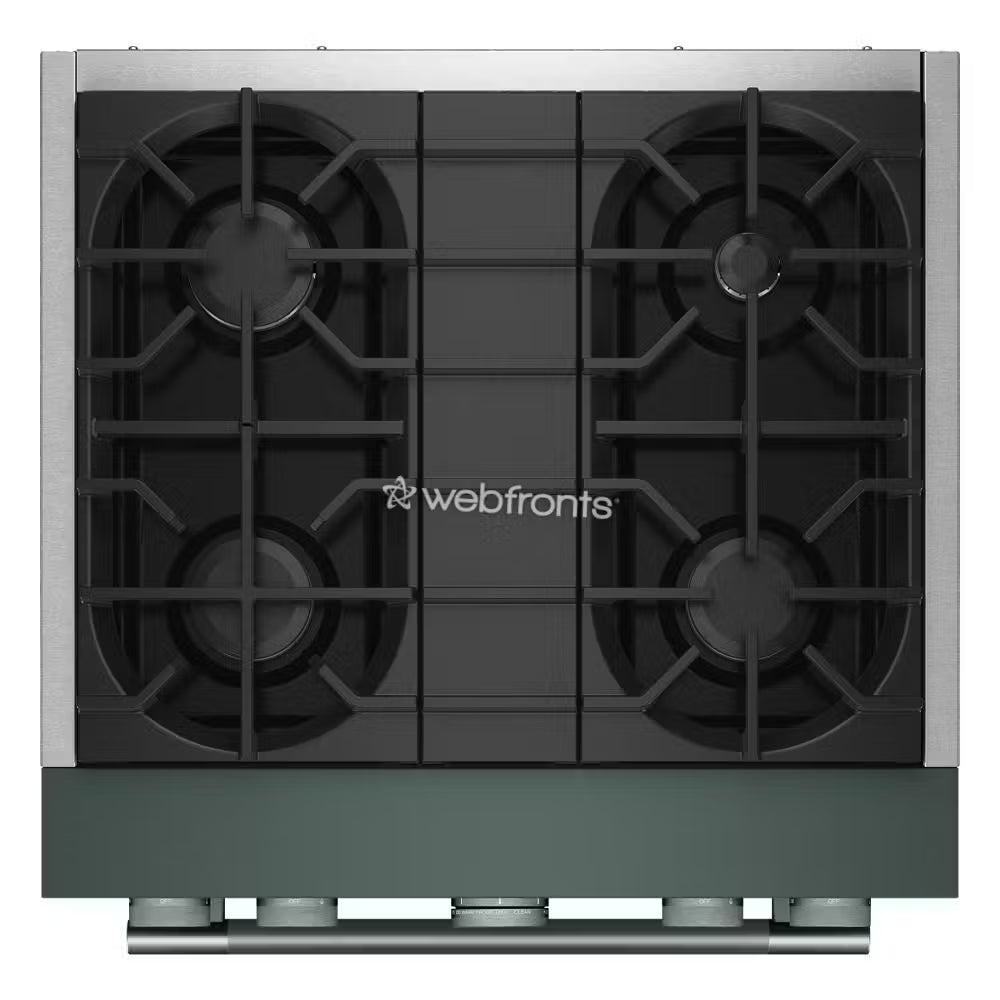 Kitchenaid KFDS930SJP 30-Inch 4 Burner Commercial-Style Dual Fuel Range With No Preheat Air Fry Mode