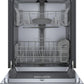 Bosch SHE41CM5N 100 Series Dishwasher 24'' Stainless Steel Anti-fingerprint