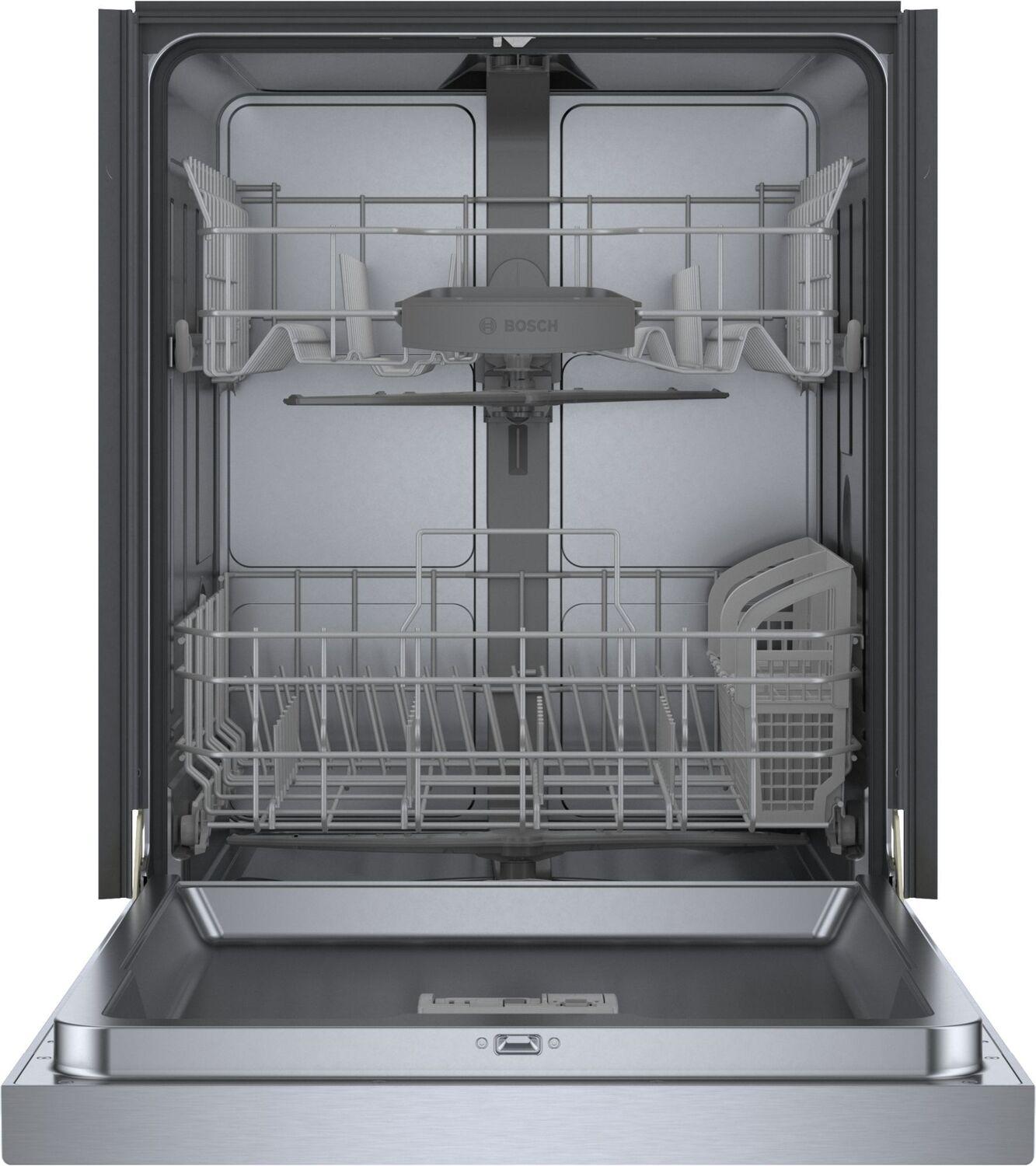 Bosch SHE41CM5N 100 Series Dishwasher 24'' Stainless Steel Anti-fingerprint
