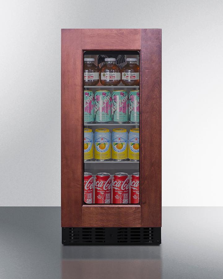 Summit ASDG1521PNRLHD 15" Wide Built-In Beverage Center, Ada Compliant (Panel Not Included)