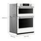 Kitchenaid KOEC730SWH Smart Combo Wall Oven With Assisted Cook Cycles