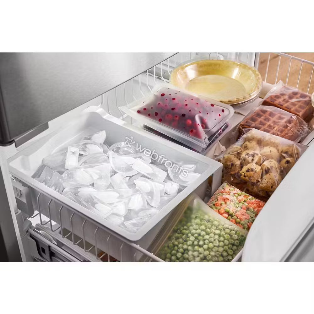 Kitchenaid KRFF333SPS 22 Cu. Ft. 33-Inch Width Standard Depth French Door Refrigerator With Interior Dispenser