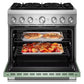 Kitchenaid KFDS936SDC 36-Inch 6 Burner Commercial-Style Dual Fuel Range With No Preheat Air Fry Mode