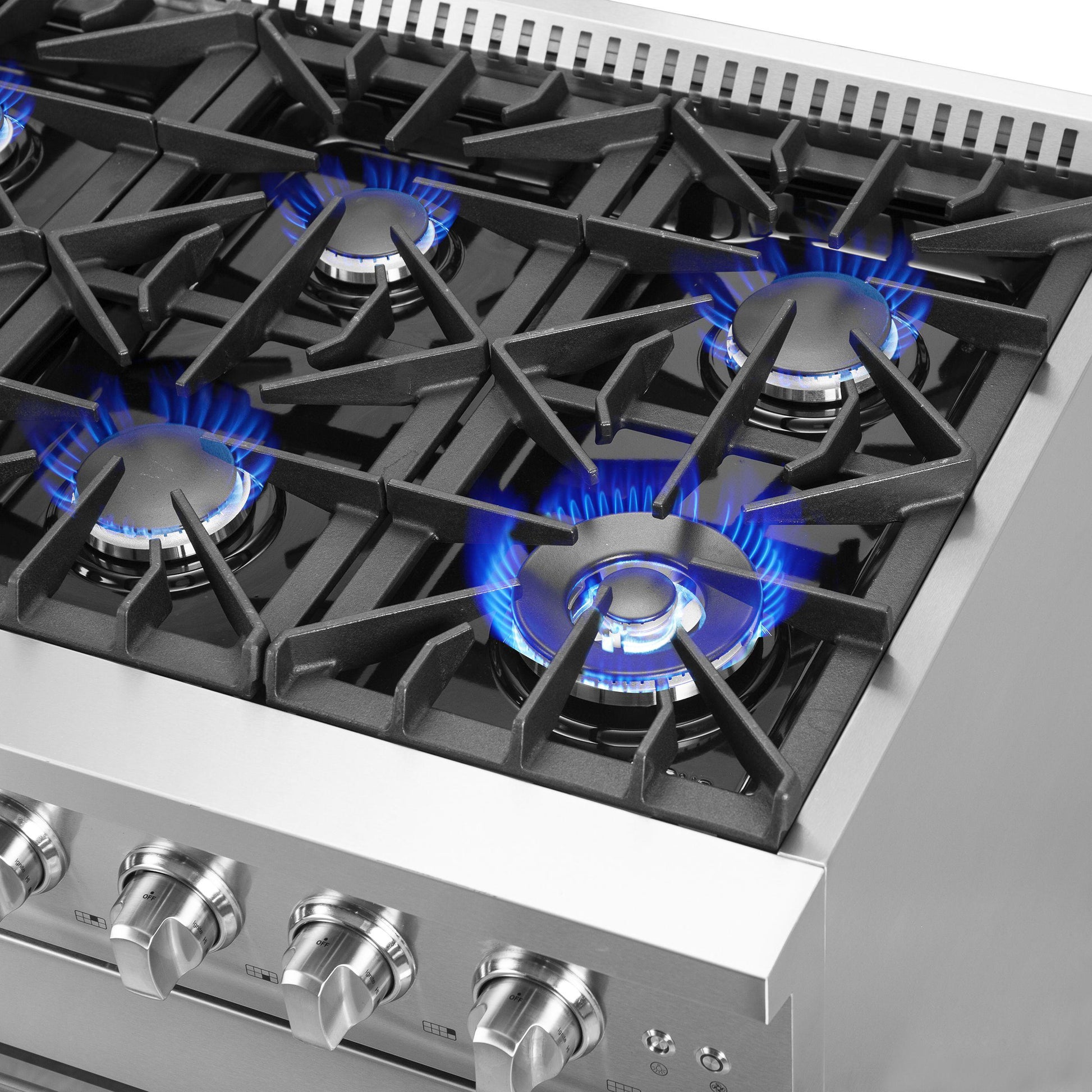 Forno FFSGS644448 Forno Galiano 48" Freestanding French Door Gas Range