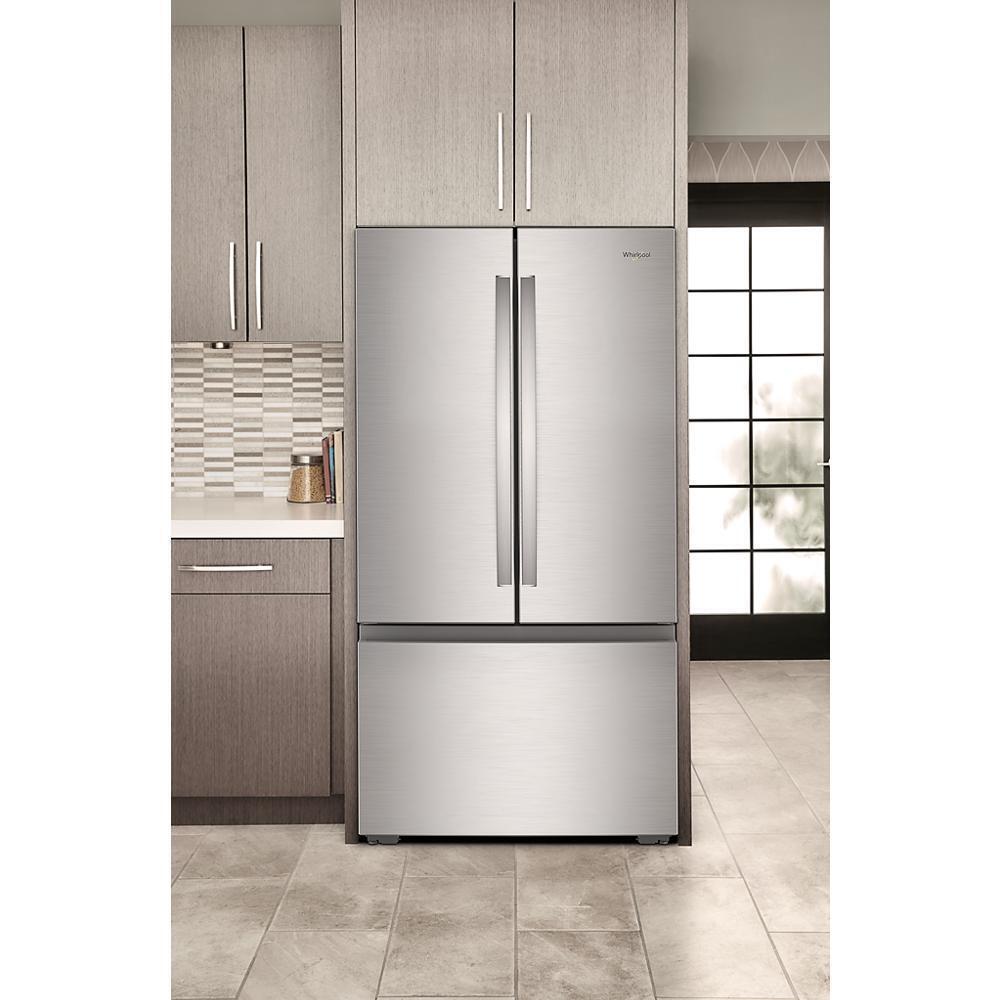 Whirlpool WRFC3036RZ 36-Inch Wide True Counter Depth 3-Door French Door Refrigerator - 24 Cu. Ft.