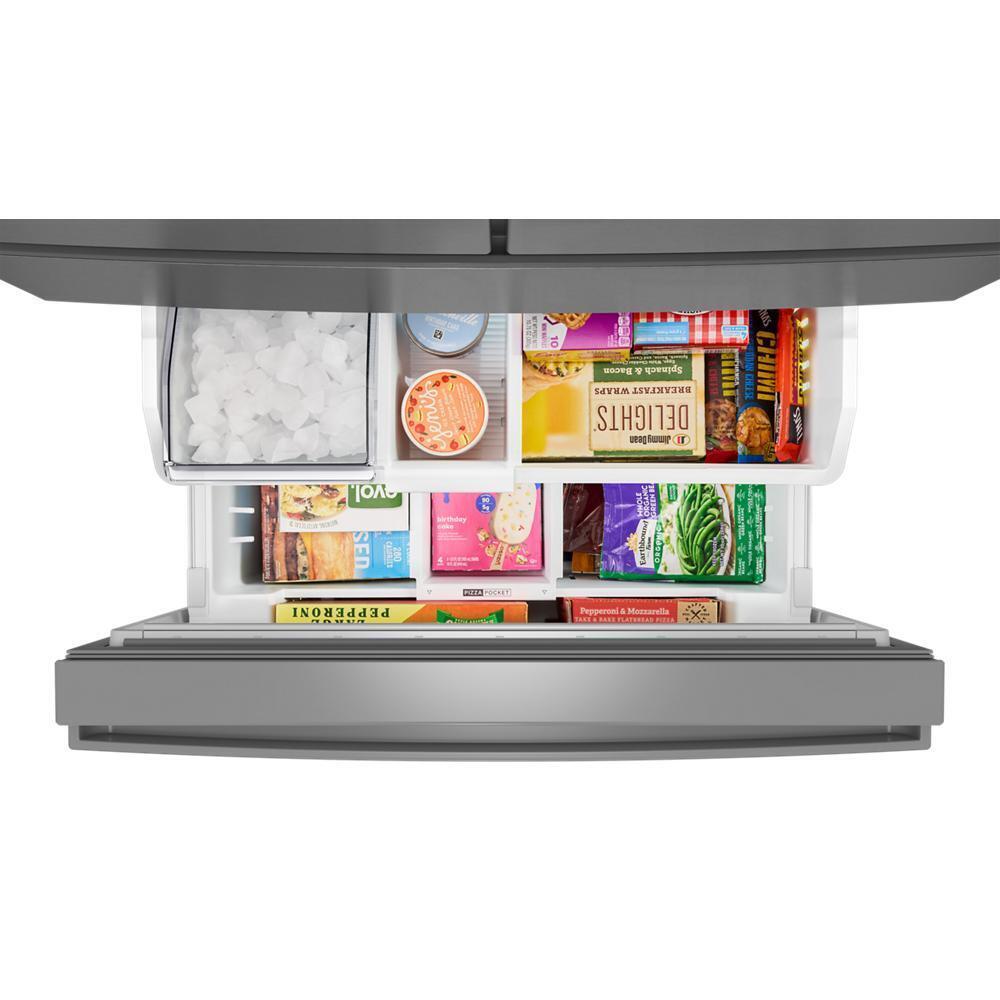 Whirlpool WRMF3336SZ Whirlpool® 30 Cu. Ft. Family-Sized Capacity French Door Refrigerator With Flexible Temperature Drawer
