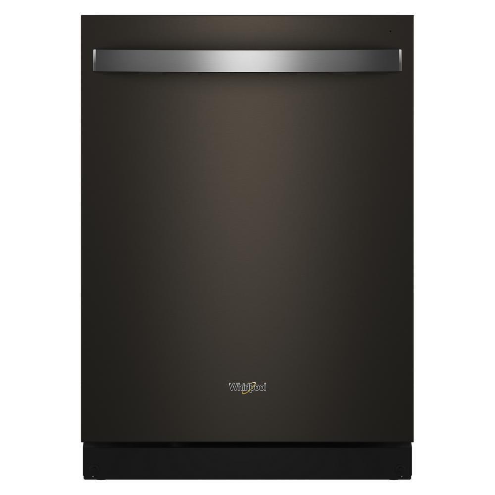 Whirlpool WDTS8024SV Whirlpool® 24-Inch Dishwasher With Total Coverage Wash Action And Auto Open Air Dry In Fingerprint Resistant Black Stainless