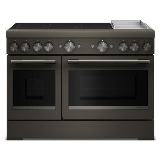 Kitchenaid KFID948SBE 48-Inch 6-Element Induction Freestanding Commercial-Style Range With Griddle
