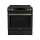 Forno FFSIN090530BLK Espresso Donatello 30-Inch Slide-In Induction Range Black