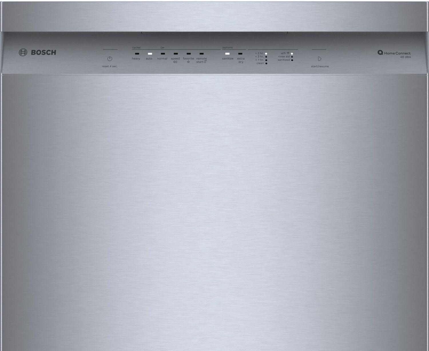 Bosch SHE41CM5N 100 Series Dishwasher 24'' Stainless Steel Anti-fingerprint
