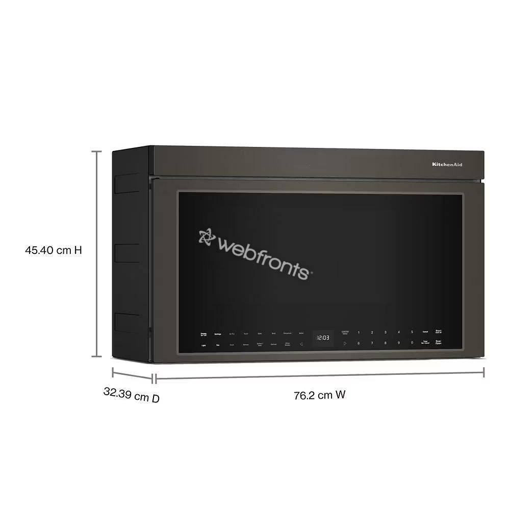 Kitchenaid KMMF730PBE Multifunction Over-The-Range Microwave Oven With Infrared Sensor Modes