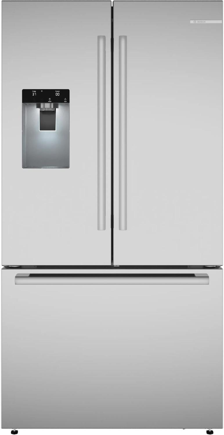 Bosch B36FD52SNS 500 Series French Door Bottom Mount Refrigerator 36" Stainless Steel (With Anti-Fingerprint)