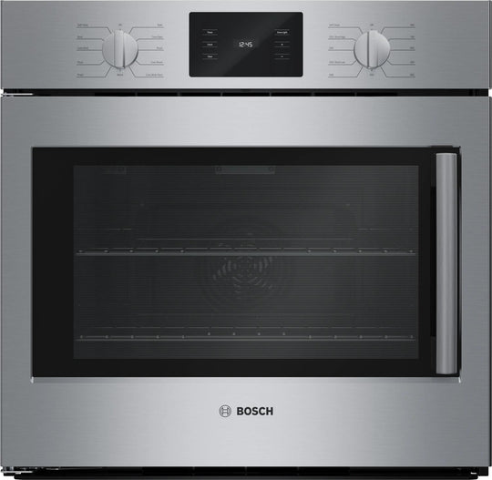 Bosch HBL5455LUC 500 Series Single Wall Oven 30" Left Sideopening Door, Stainless Steel