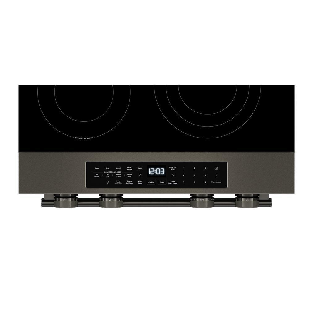 Kitchenaid KSES530SBE 5.3 Cu. Ft. Smart Slide-In Electric Range With Two Even-Heat&#8482; Hyper Elements And Convection Cooking Modes