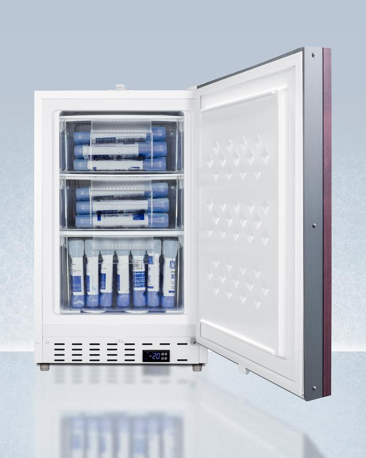 Summit ADA305AFIFLHD 20" Wide Built-In Healthcare All-Freezer, Ada Compliant (Panel Not Included)