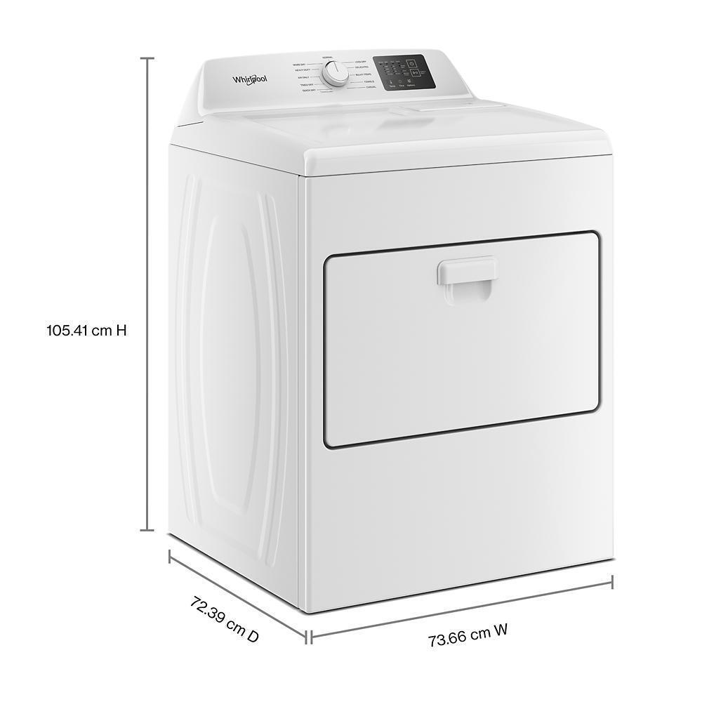 Whirlpool WED4107SW 7.0 Cu. Ft. Electric Dryer With Autosensing - Vented Top Load Matching