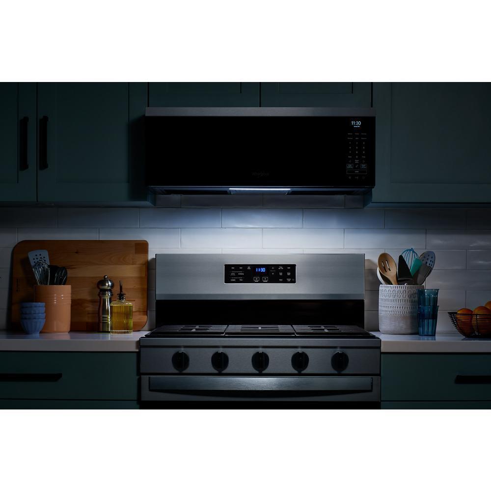 Whirlpool WMML5530RZ 1.1 Cu. Ft. Smart Low Profile Microwave Hood Combination With 450 Crm 4-Speed Venting