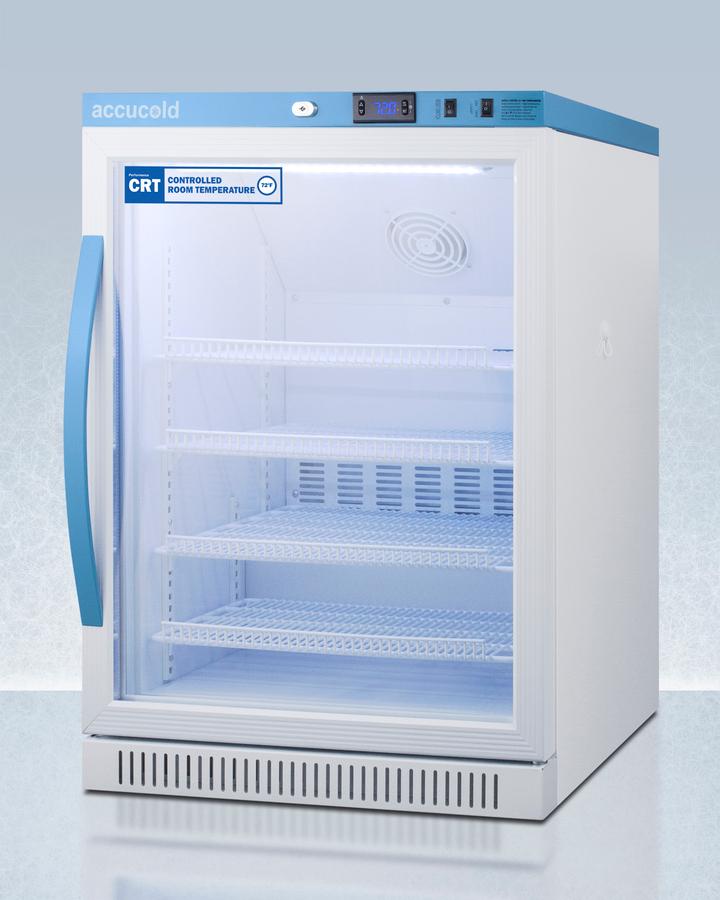 Summit ARG6PVCRT 6 Cu.Ft. Ada Height Upright Controlled Room Temperature Cabinet