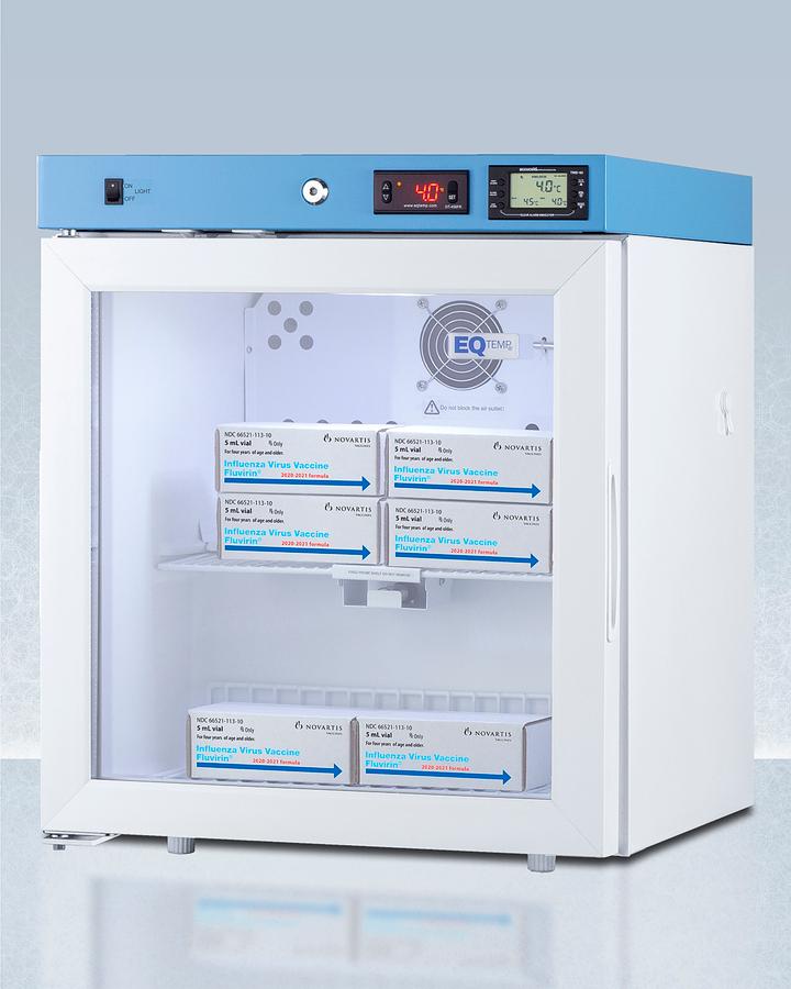 Summit ACR162GNSF456LHD 19" Wide Compact Healthcare Refrigerator, Certified To Nsf/Ansi 456 Vaccine Storage Standard