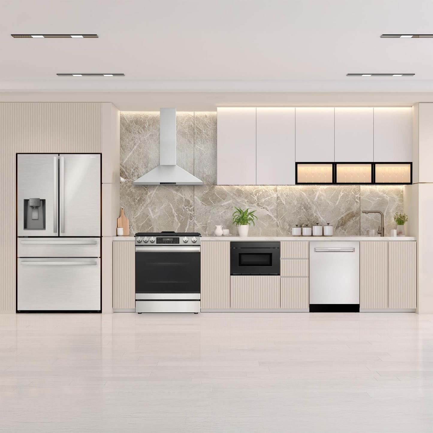 Sharp SMD2479MB Sharp 24 In. 1.2 Cu. Ft. Deco Series Built-In Smart Microwave Drawer™ Oven With Easy Wave Open In Black