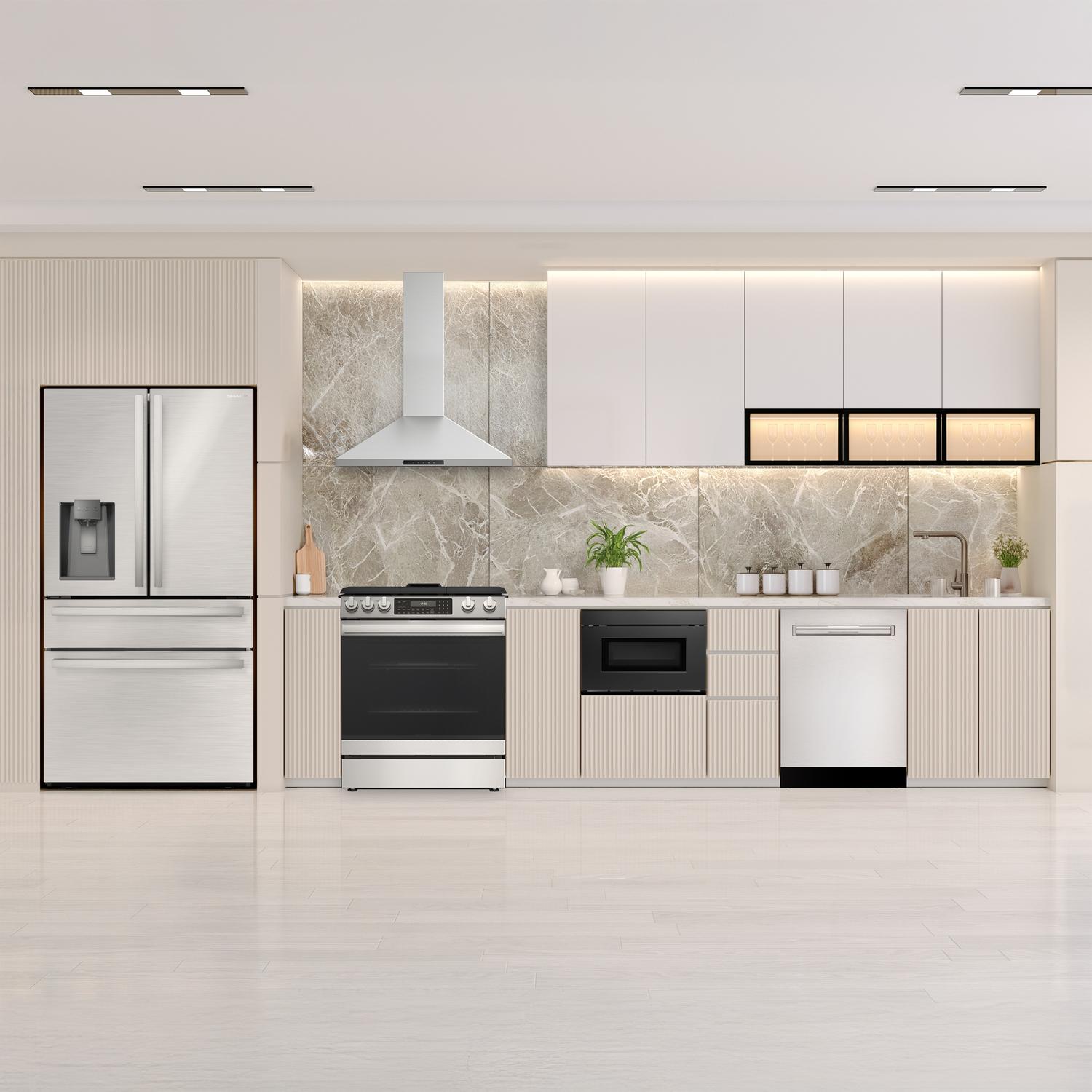 Sharp SMD2479MB Sharp 24 In. 1.2 Cu. Ft. Deco Series Built-In Smart Microwave Drawer™ Oven With Easy Wave Open In Black