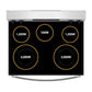 Whirlpool WFES4530SW 30-Inch Electric Range With Air Cooking Technology And Steam Clean