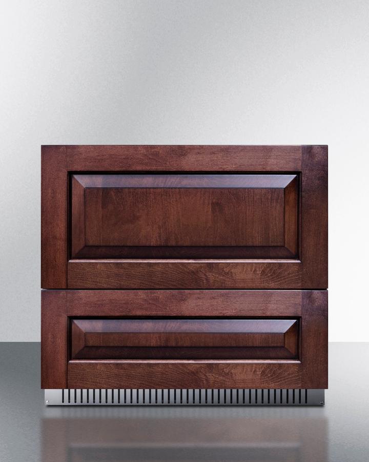 Summit SPR36332DPNR 36" Wide 2-Drawer All-Refrigerator (Panels Not Included)