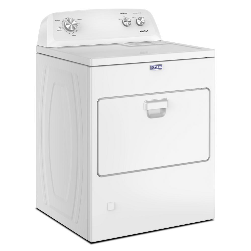 Maytag MGD4005SW Top Load Gas Wrinkle Prevent Dryer - 7.0 Cu. Ft.